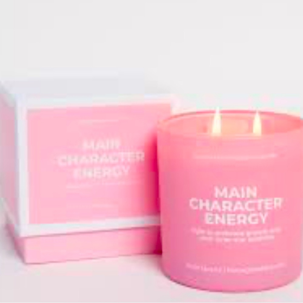 Main Character Energy Crystal Manifestation Candle